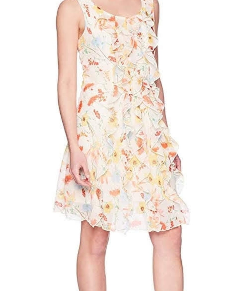Robbie bee ruffled dress like new worn once